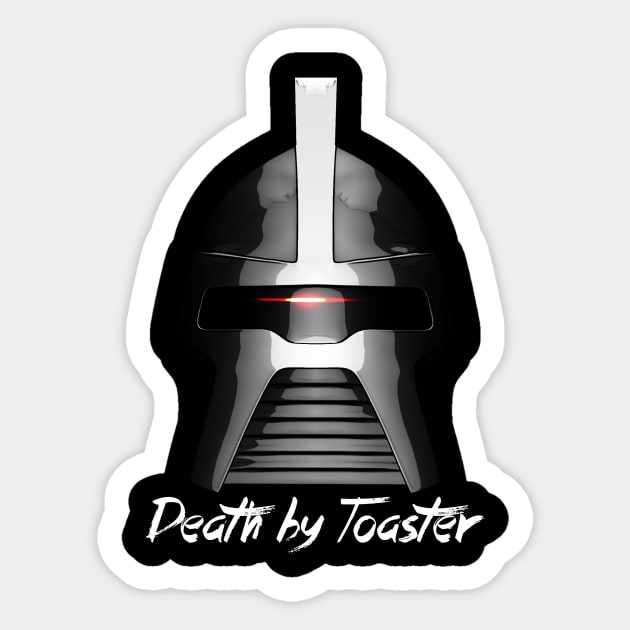 Death by Toaster - Cylon Centurion Sticker by SimonBreeze